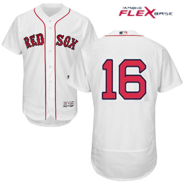 Andrew Benintendi Boston Red Sox Mens White Majestic Jersey - Sports Nut Emporium