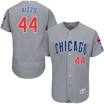 Anthony Rizzo Chicago Cubs Gray men's Majestic  jersey - Sports Nut Emporium