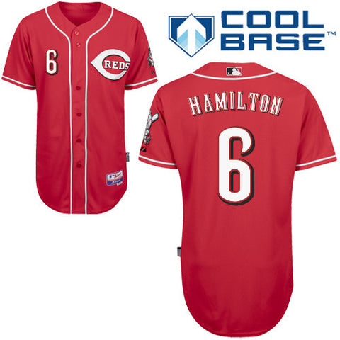 Billy Hamilton Game-Used Mother's Day Jersey