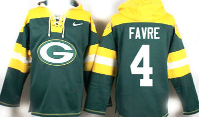 Brett Favre Green Bay Packers pullover Hoodie - Sports Nut Emporium