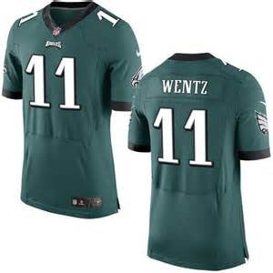 Carson Wentz Philadelphia Eagles Mens Stitched Green Elite Jersey - Sports Nut Emporium