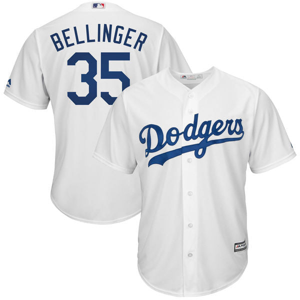 Cody Bellinger Men's Los Angeles Dodgers Majestic White Cool Base Player Jersey - Sports Nut Emporium
