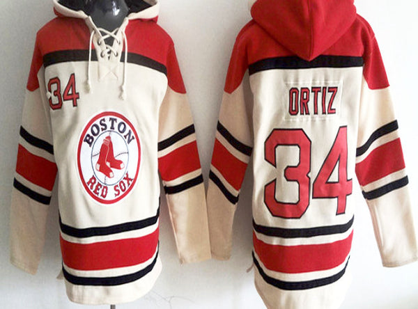 Ortiz rocks hoodie underneath Red Sox jersey