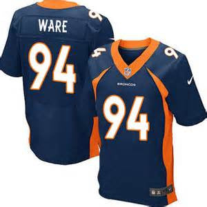 DeMarcus Ware Navy Blue Alternate Men's Stitched NFL Elite Jersey - Sports Nut Emporium