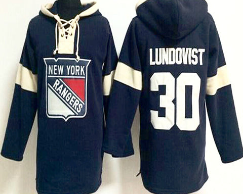 Henrik Lundquist  Blue New York Raners Pullover Hoodie - Sports Nut Emporium