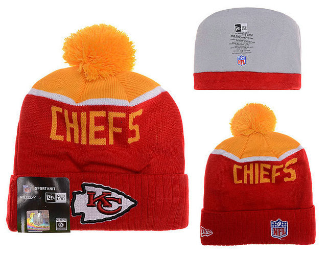 Kansas City Chiefs winter Knit Beanie 016 - Sports Nut Emporium