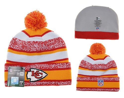 Kansas City Chiefs winter knit Beanie 028 - Sports Nut Emporium