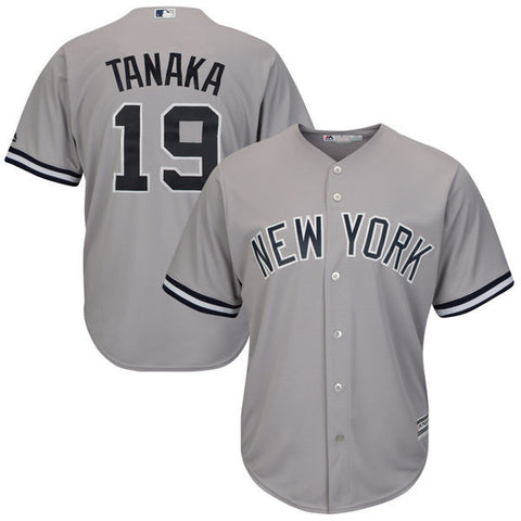 Marahiro Tanaka New York Yankees Grey Road Jersey - Sports Nut Emporium