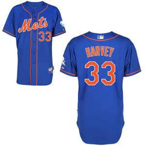 Matt Harvey New York Mets Cool base Blue Jersey - Sports Nut Emporium