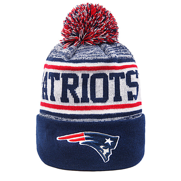New England Patriots 2022 Sideline Pom winter hat