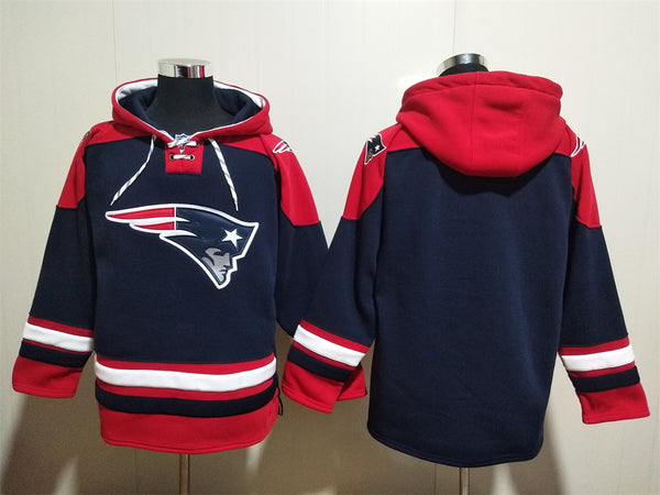 New England Patriots 2023 Hockey Style Team Pullover Hoodie