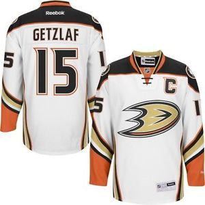 Ryan Getzlaf Anaheim Ducks # 15 White New Road Stitched NHL Jersey - Sports Nut Emporium