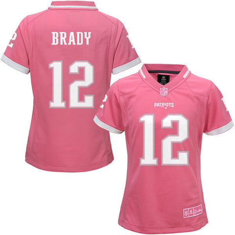 Tom Brady New England Patriots Nike Jersey Pink