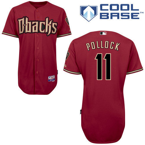 A J Pollock Arizona Diamondbacks Majestic Red Jersey - Sports Nut Emporium