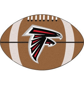 Atlanta Falcons football shaped mat - Sports Nut Emporium
