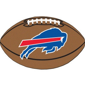 Buffalo Bills football shaped mat - Sports Nut Emporium