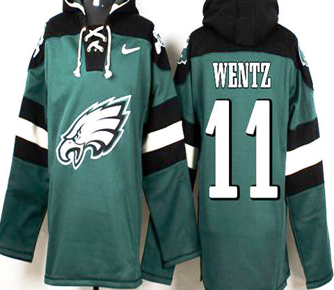 Carson Wentz Philadelphia Eagles pullover hoodie - Sports Nut Emporium