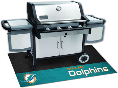 Miami Dolphins Barbeque Grill Mat - Sports Nut Emporium