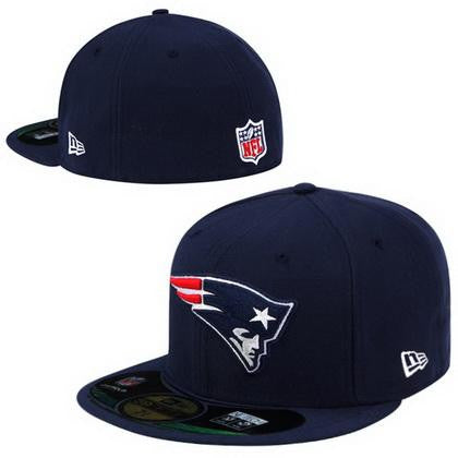 New England Patriots New Era On Field 59 FIFTY Navy Blue Cap - Sports Nut Emporium