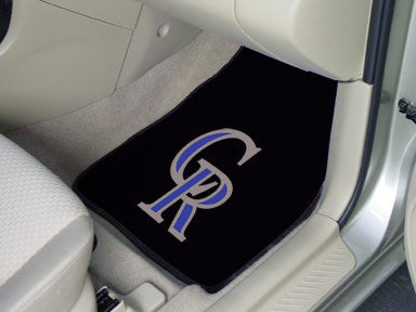 Colorado Rockies carpet car mat - Sports Nut Emporium