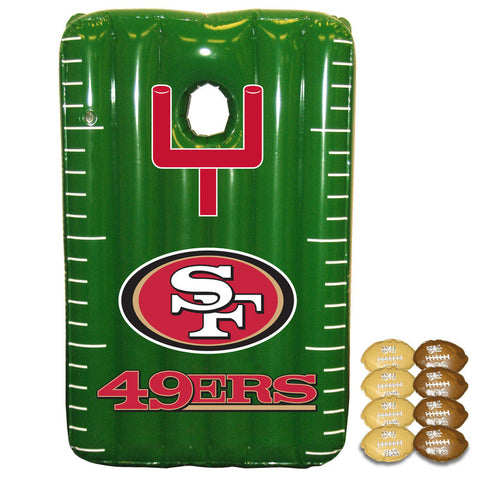San Fransisco 49ers Inflateable toss Game - Sports Nut Emporium
