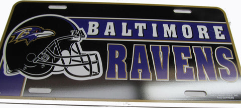 Baltimore Ravens license Plate - Sports Nut Emporium