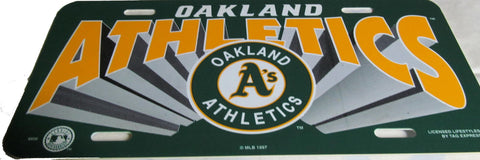 Oakland A's license plate - Sports Nut Emporium