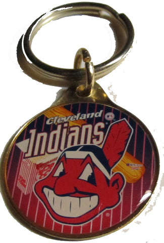 Cleveland Indians brass key ring - Sports Nut Emporium