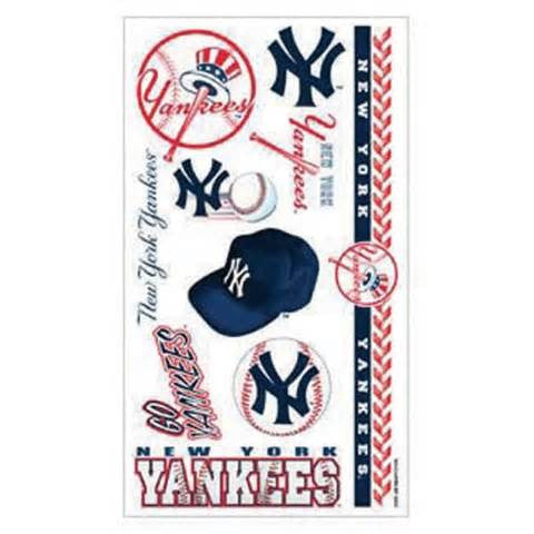 New York Yankees temporary tattoos - Sports Nut Emporium