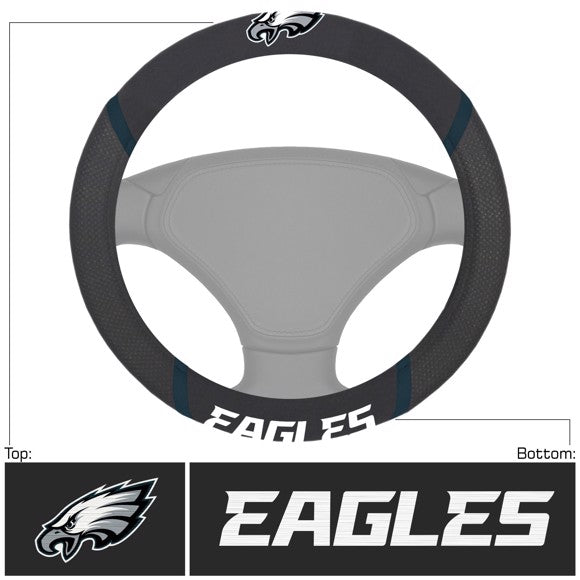 Philadelphia Eagles massage Grip Steering Wheel Cover
