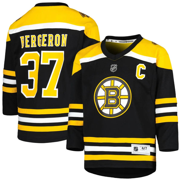 Patrice Bergeron Boston Bruins  Home  Player Jersey - Black