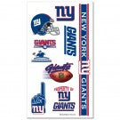 New York Giants temporary tattoos.