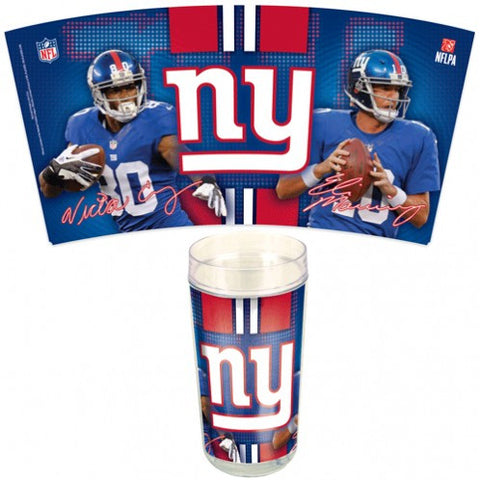New York Giants set of two   24 oz  Tumbler's - Sports Nut Emporium
