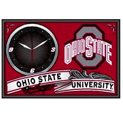 Ohio State Buckeyes framed clock - Sports Nut Emporium