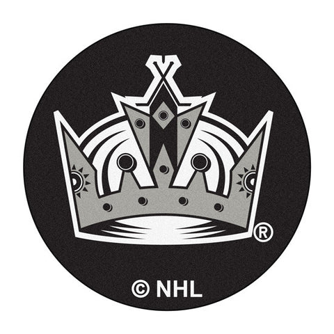Los Angeles kings puck shaped floor mat - Sports Nut Emporium