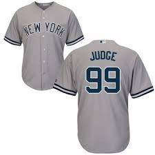 Aaron Judge New York Yankees Gray Men's Majestic Road Jersey