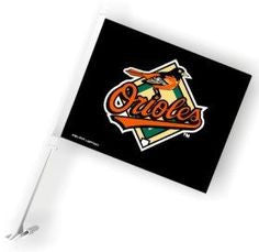 Baltimore Orioles MLB Car Flag - Sports Nut Emporium