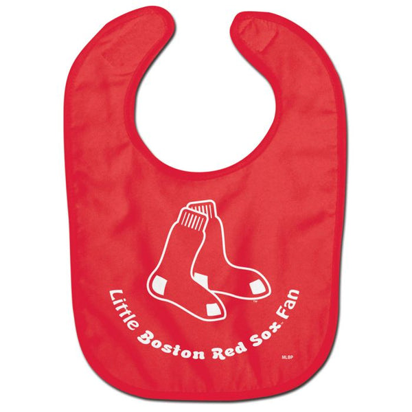 Boston Red Sox Colored Little Red Sox Fan   Baby Bib