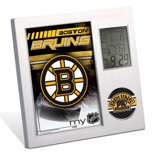 Boston Bruins NHL Desk Clock