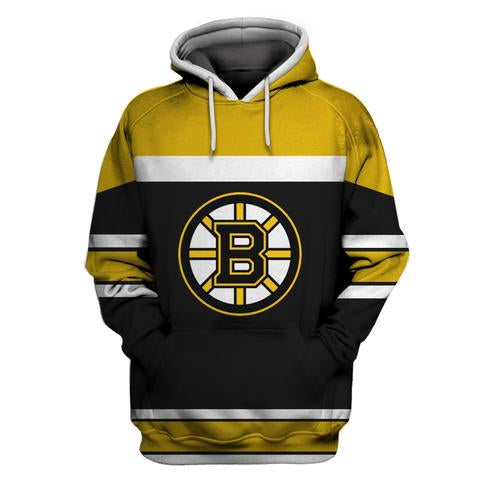Boston Bruins Pullover Fleece Hoodie - Mens