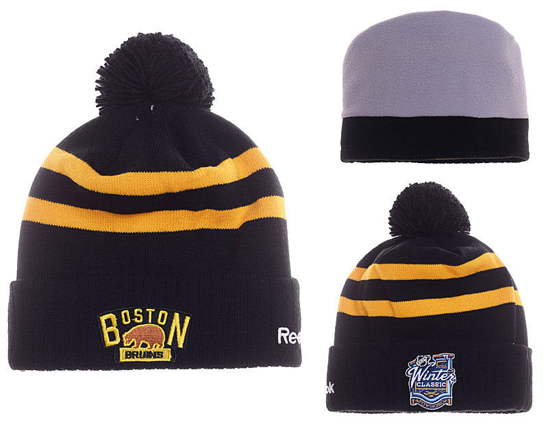 Vintage Boston Bruins Stocking Hat 