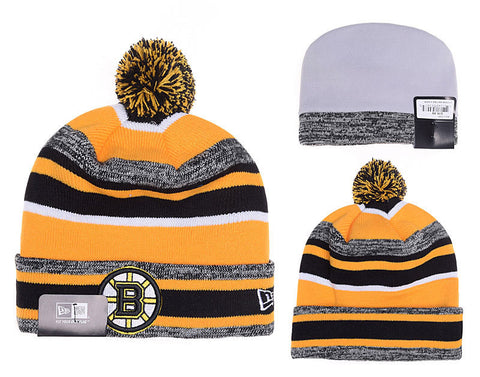 Boston Bruins Logo Stitched Knit Beanies-13 - Sports Nut Emporium