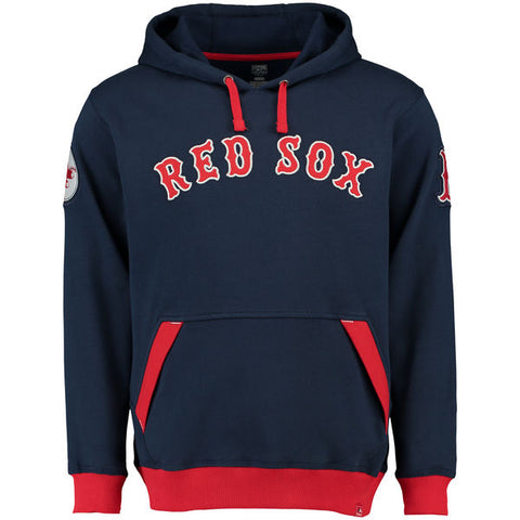 Boston Red Sox Navy Blue Front Pocket Pullover hoodie - Sports Nut Emporium