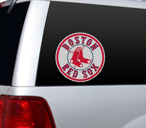 Boston Red Sox Large Window Film Decal - Sports Nut Emporium