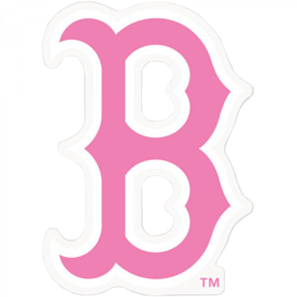 Boston Red Sox Pink Perfect Cut Decal - Sports Nut Emporium