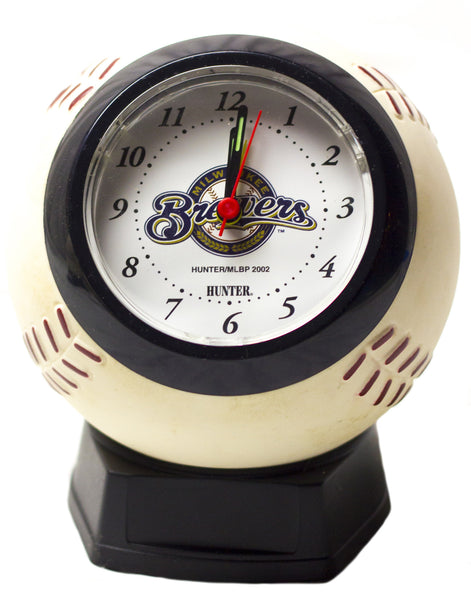 Milwaukee Brewers MLB baseball alarm clock - Sports Nut Emporium