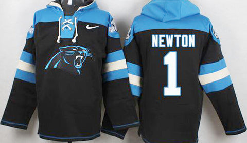 Cam Newton Black Carolina Panthers Pullover Hoodie - Sports Nut Emporium
