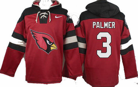 Carson Palmer Red Player Pullover  Hoodie - Sports Nut Emporium