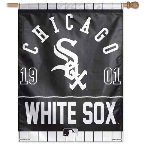 Chicago White Sox Year Of Inception Vertical Flag - Sports Nut Emporium