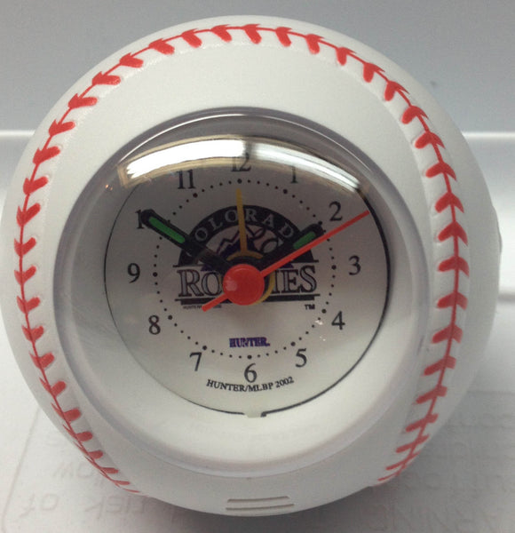Colorado Rockies Baseball Travel Alarm Clock - Sports Nut Emporium